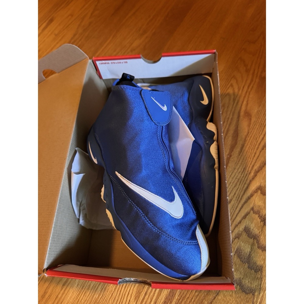 Nike Zoom Flight The Glove royal blue size 11.5 Gary Payton